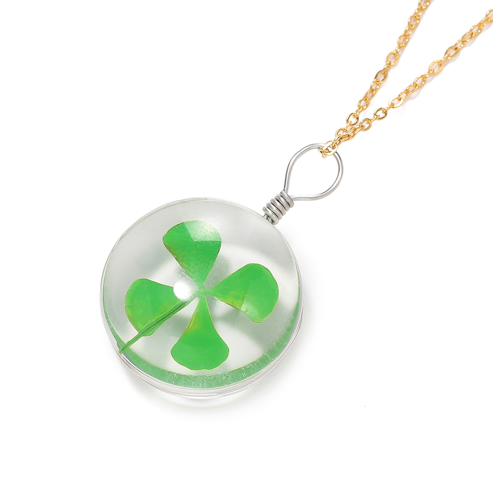 5pcs Green Lucky Four Leaf Clo - Red Clover Flower recension och pris