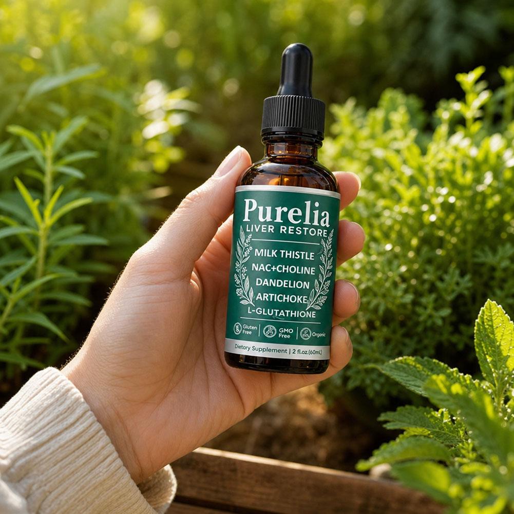60ml Purelia Liver Restore Liq - Herbal Wellness Formula recension och pris
