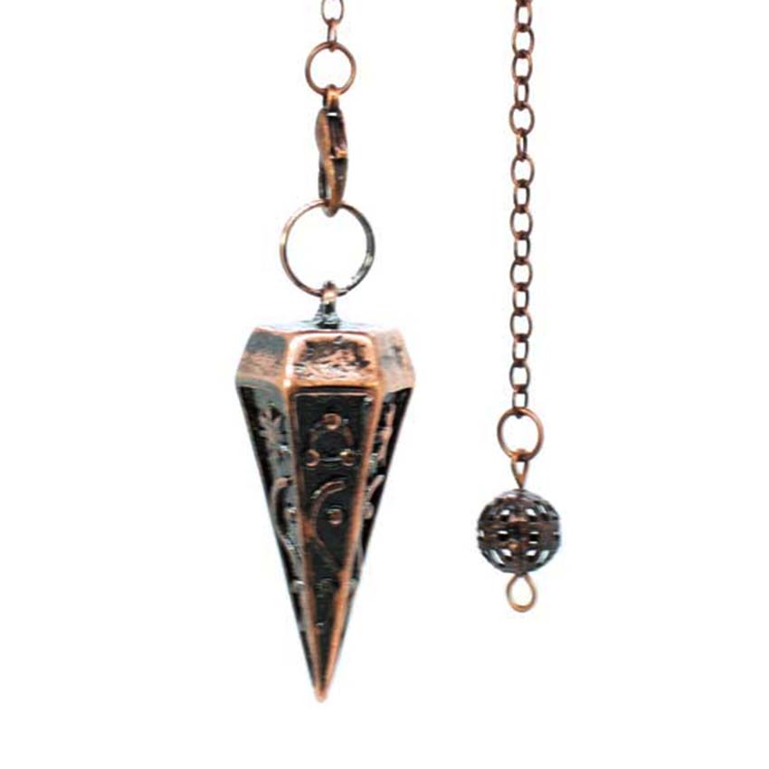 Copper Metal Rune Pendulum For - Healing Wellness recension och pris