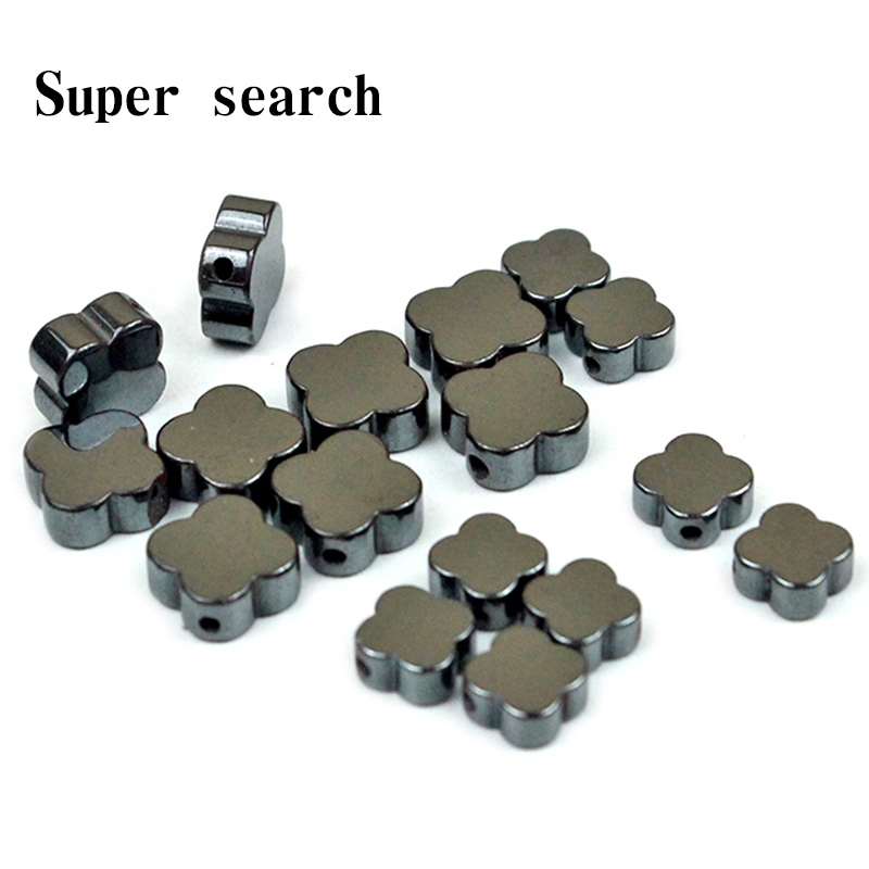 Clover Black Hematite Stone Fl - Red Clover Flower recension och pris