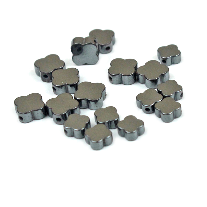 Clover Black Hematite Stone Fl - Red Clover Flower recension och pris
